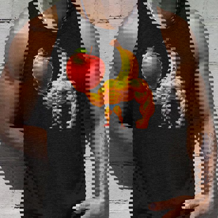 筋肉バナナリフティングジャイアントアップル タンクトップ 彼への贈り物