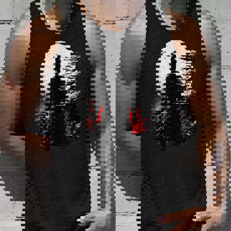 筒垣 ステンシル 染付 日本 美術 ギフト おもしろ タンクトップ 彼への贈り物