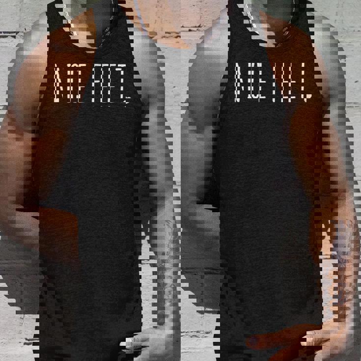 素敵な足足フェチのミニマリスト グラフィック タンクトップ 彼への贈り物