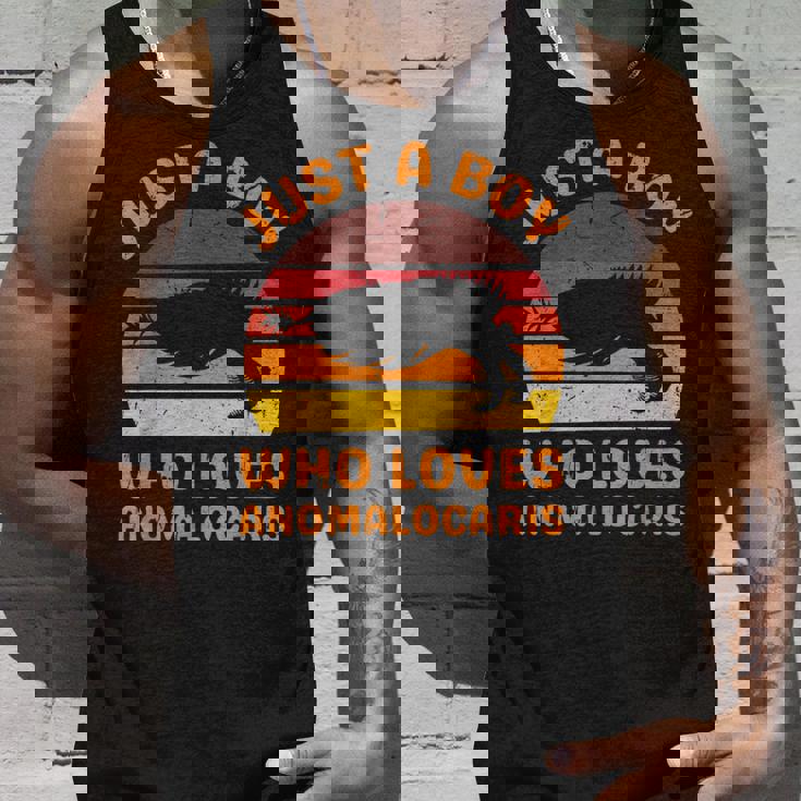 絶滅した節足動物アノマロカリスが大好きなただの少年 タンクトップ 彼への贈り物