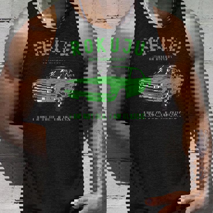 緑寿祝い 車好き 父 男性 父の日 クラシックカー 66歳 I'm Not Old I'm Classic タンクトップ 彼への贈り物