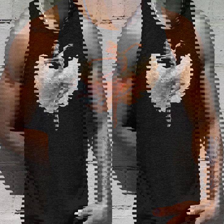 美しいバレリーナガール ダンシングバレエ水彩画 タンクトップ 彼への贈り物