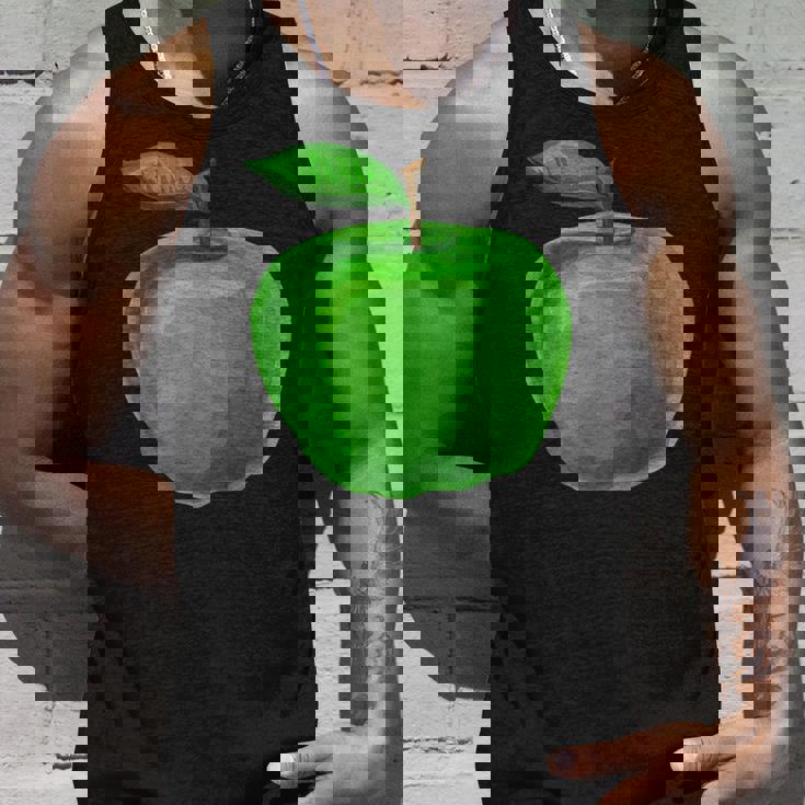 美しい青りんごを彩った果物や果物のりんご。 タンクトップ 彼への贈り物