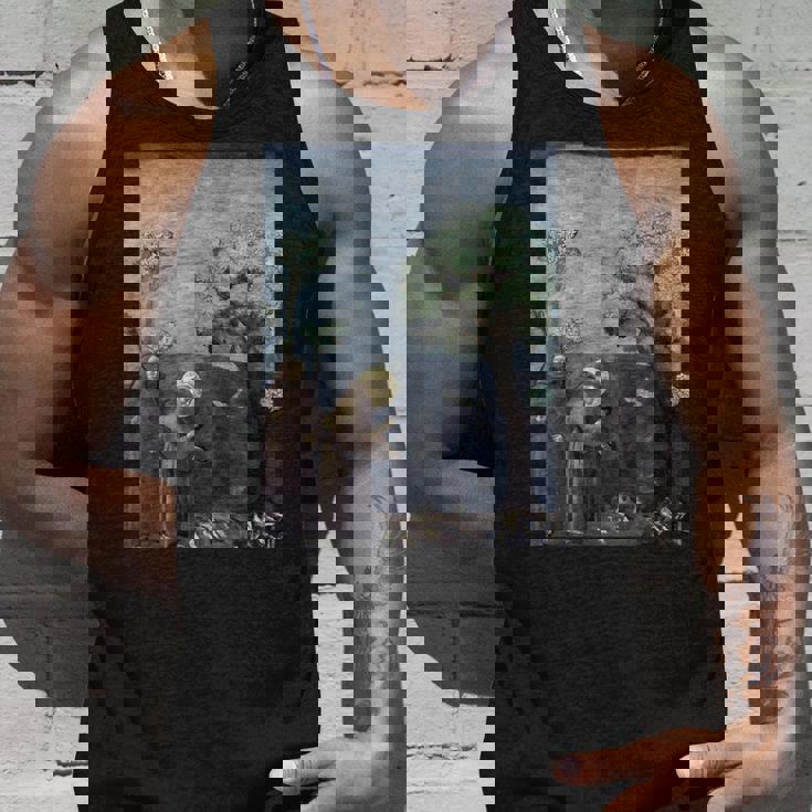 聖フランシスコ 鳥への説教 ジョット作 1299 タンクトップ 彼への贈り物