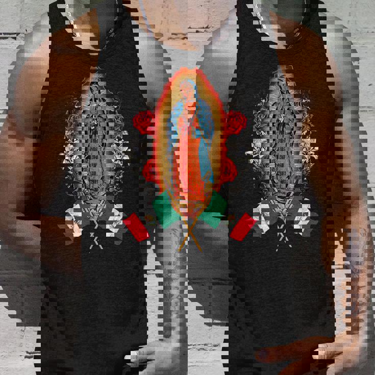 聖母マリア メキシコ国旗 聖母マリア グアダルーペ タンクトップ 彼への贈り物