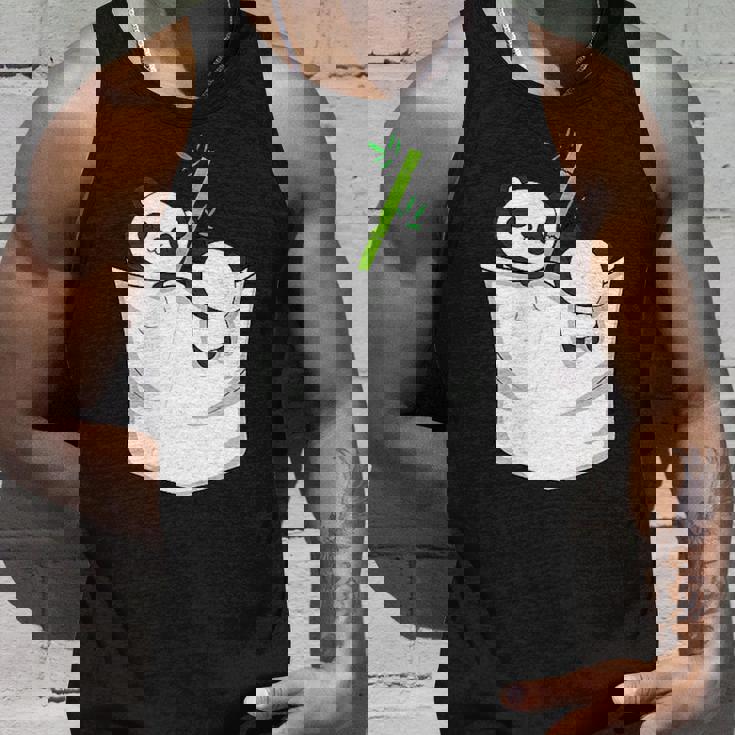 胸ポケットパンダ パンダ クマ タンクトップ 彼への贈り物