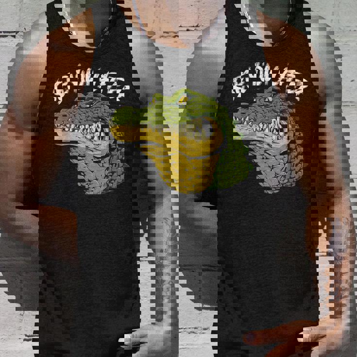 自分らしく生きるか、ワニになるか クロコダイルの言葉 タンクトップ 彼への贈り物