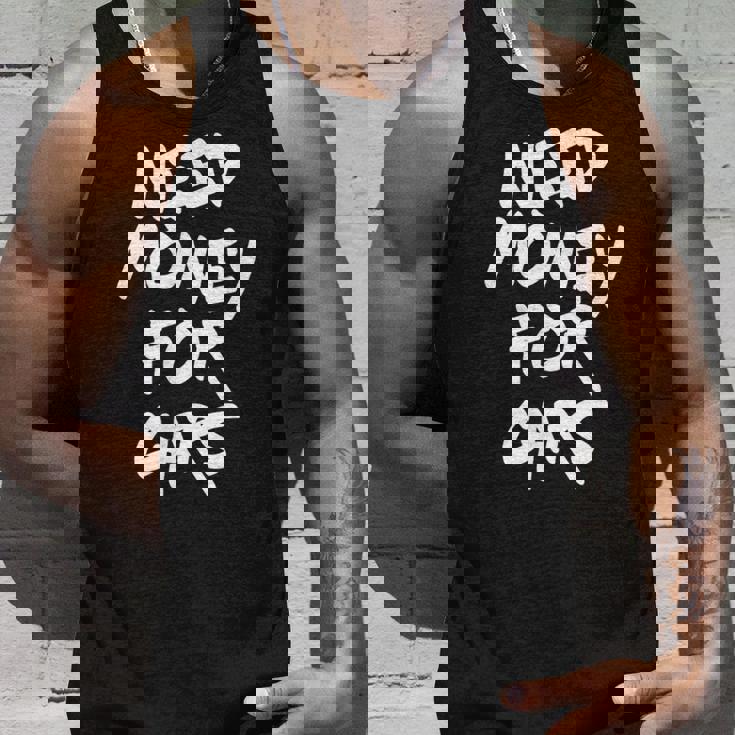 自動車愛好家 車愛好家 車にお金が必要 タンクトップ 彼への贈り物