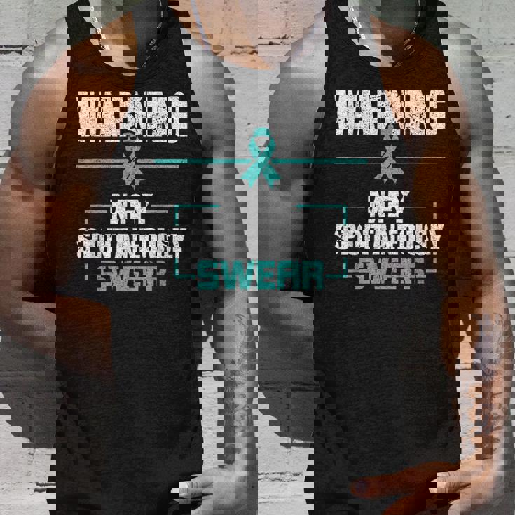 自発的に誓う可能性があります トゥレット症候群啓発 タンクトップ 彼への贈り物