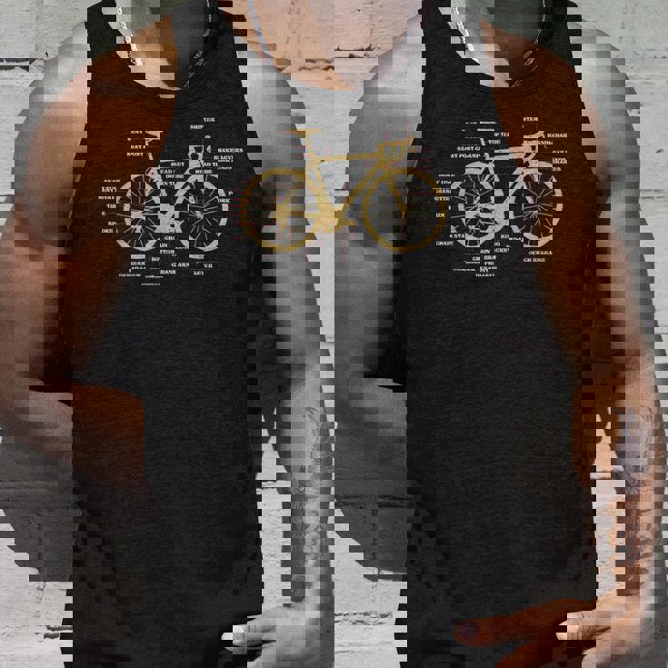 自転車 サイクリング 解剖学 ロードバイク パーツ バイク サイクリング サイクリング タンクトップ 彼への贈り物