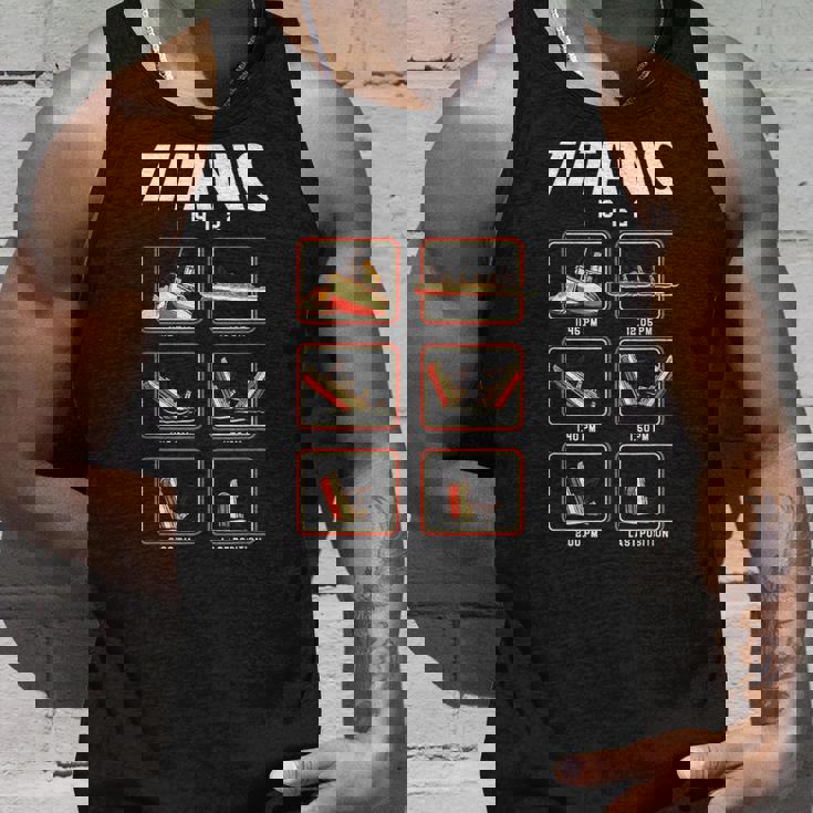 船1912クルーズのタイタニック号沈没段階 タンクトップ 彼への贈り物