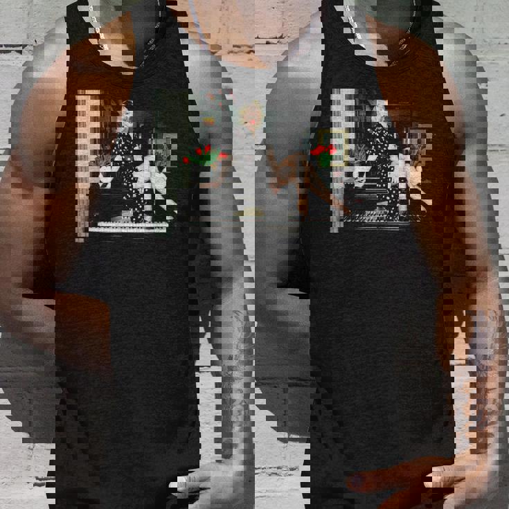 英国で歌手シンディ・ローパーがi Drove All Nightを宣伝 タンクトップ 彼への贈り物