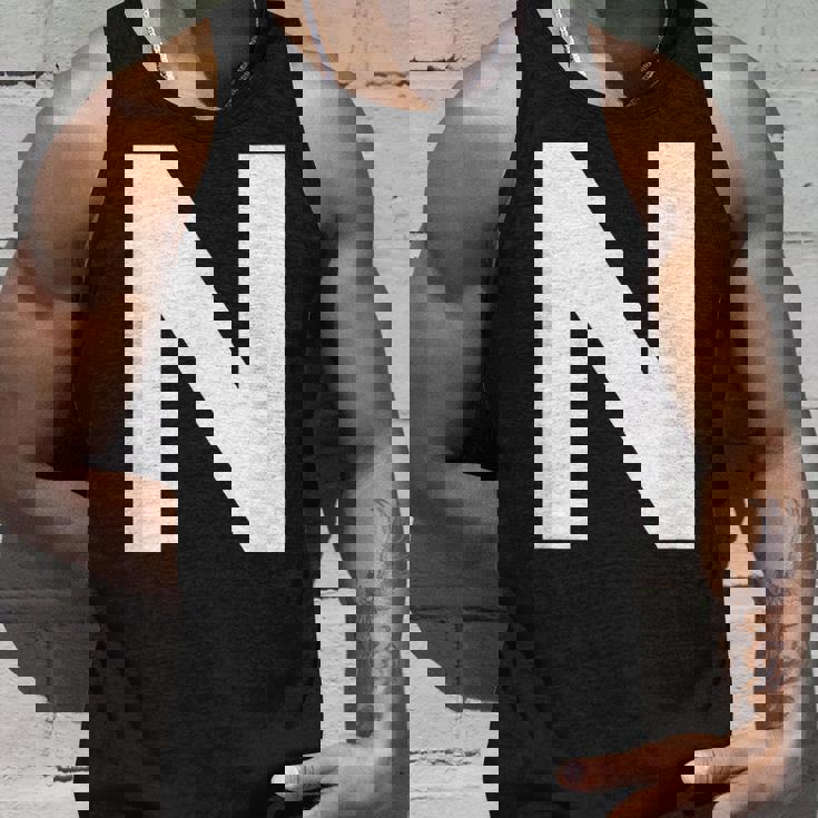 英文字 N 大文字 アルファベット モノグラム イニシャル Abc タンクトップ 彼への贈り物