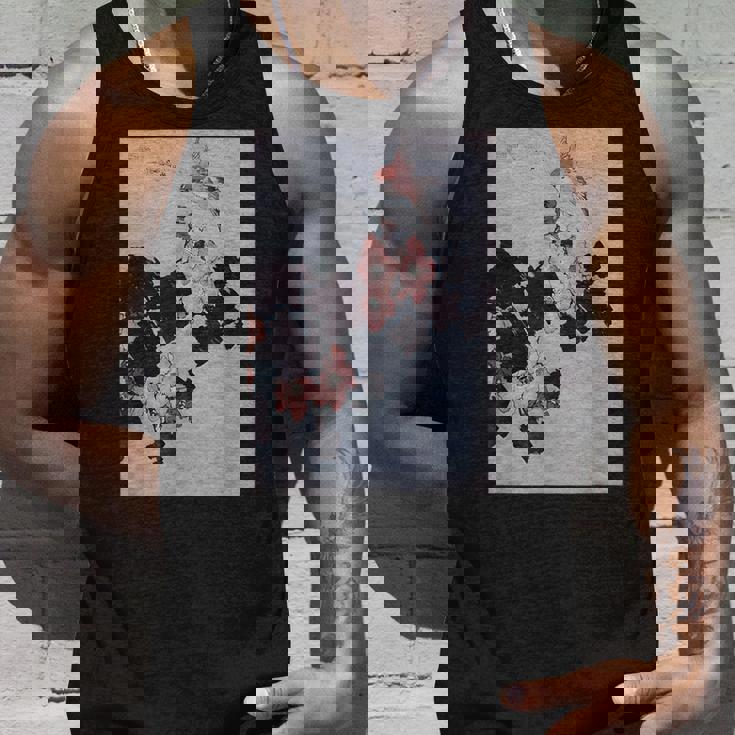 葛飾北斎作 ハイビスカスとスズメ タンクトップ 彼への贈り物