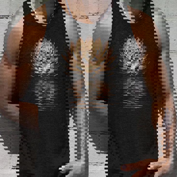 蓮の花 ヨガ 瞑想 禅 スピリチュアル オーム 仏教 ギフト タンクトップ 彼への贈り物