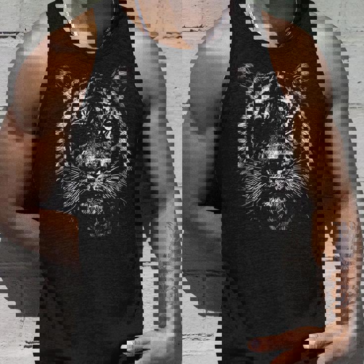 虎 トラ 面白いtシャツ タイガー リアル 寅年 メンズ おもしろ 面白い 服 おもしろグッズ ネタ かっこいい 動物 タンクトップ 彼への贈り物