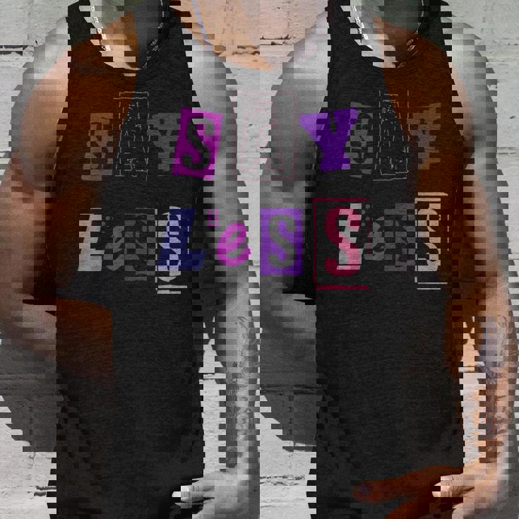 言うことを少なく見積もり-言う量を減らす タンクトップ 彼への贈り物