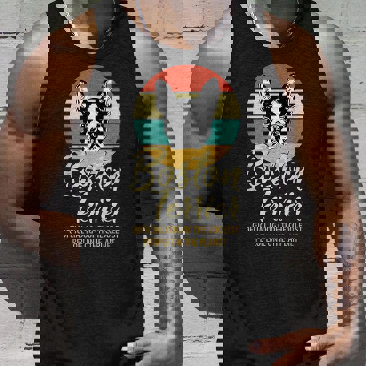 誇り高きボストンテリア オーナーシャツ、ボストンテリア 子犬 タンクトップ 彼への贈り物