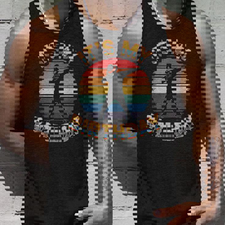 誕生日 男の子 衣装 ヴィンテージ It's My Birthday Dabbingunset タンクトップ 彼への贈り物