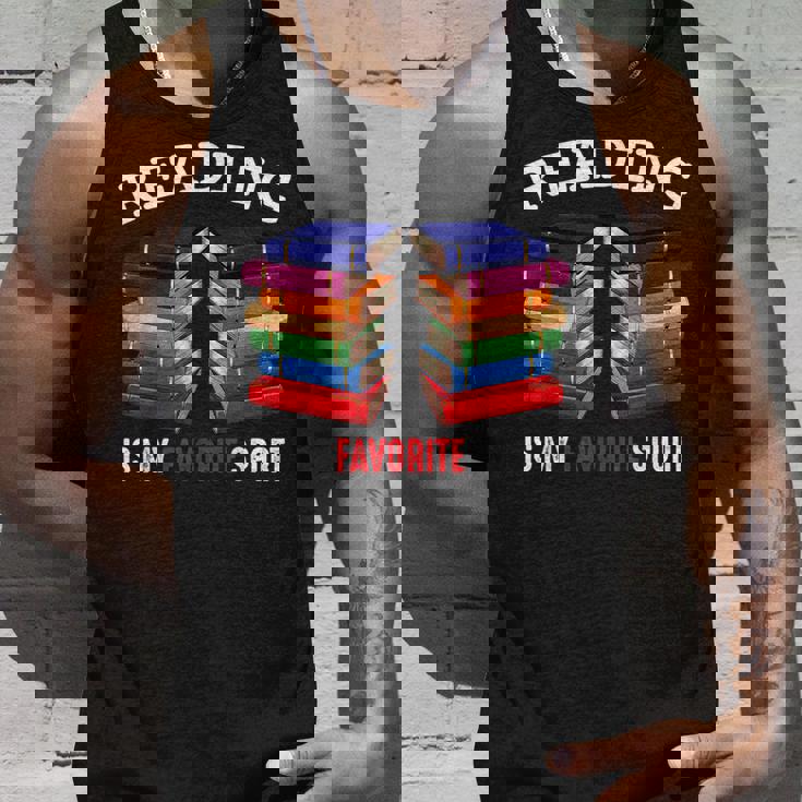 読書は私の好きなスポーツです 本好き 趣味 文学 タンクトップ 彼への贈り物