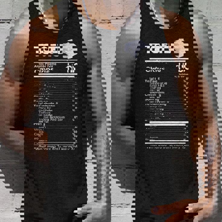 豆腐栄養成分 おもしろ食品 ビーガン ベジタリアンプロテイン タンクトップ 彼への贈り物