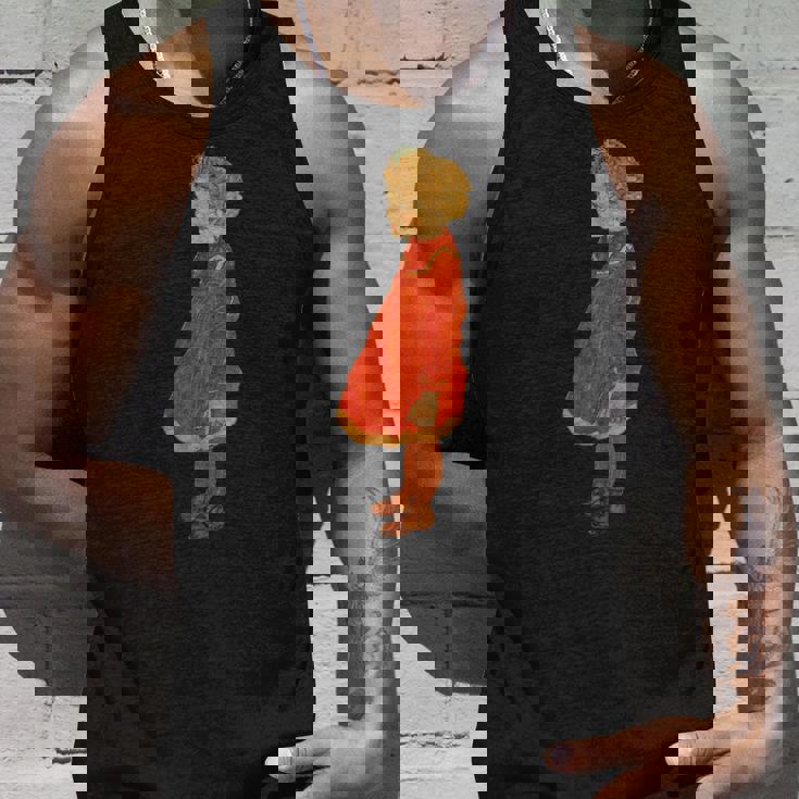 赤のブロンドの髪を持つ少女 エゴン・シーレ作 1916 タンクトップ 彼への贈り物