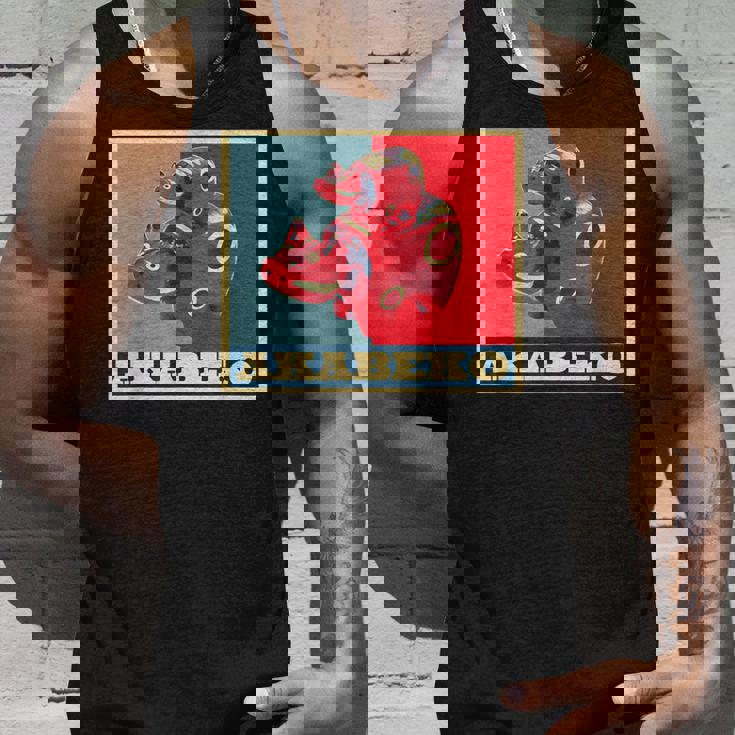 赤べこ 面白いtシャツ 牛 ウシ 福島県 会津 メンズ おもしろ グッズ 面白い 服 ネタ 日本 名産 タンクトップ 彼への贈り物