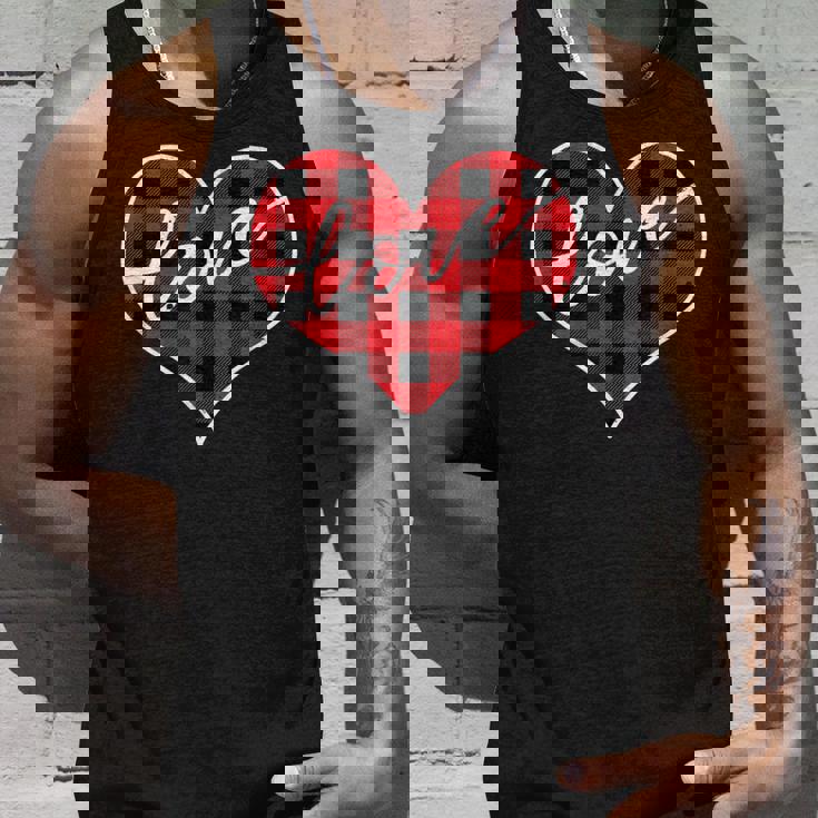 赤黒チェックハート「Love」 タンクトップ 彼への贈り物