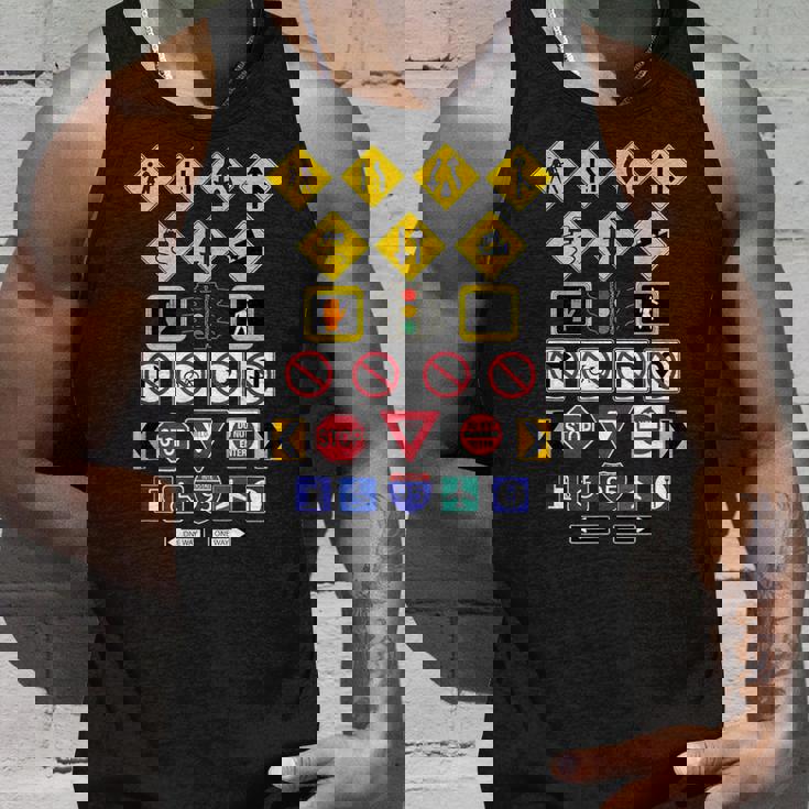 道路標識、警告標識 タンクトップ 彼への贈り物