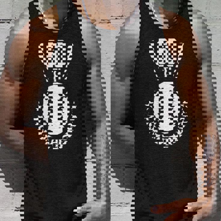 還暦祝い＆野球ファン向けプレゼント ワンポイント ゼッケン60 かっこいい【両面プリント】 タンクトップ 彼への贈り物