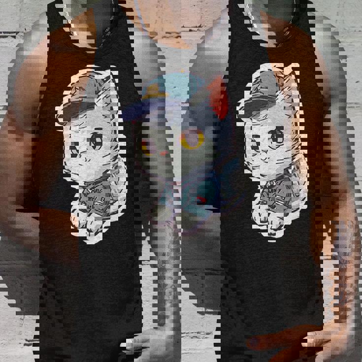 郵便配達員、Dps 配達員の猫を削除 タンクトップ 彼への贈り物