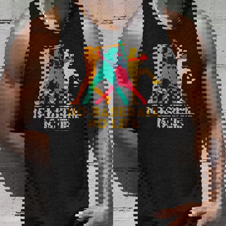 野球 面白いtシャツ おもしろ 文字入り 服 No Baseball No Life ベースボール 文字 ネタ メンズ タンクトップ 彼への贈り物