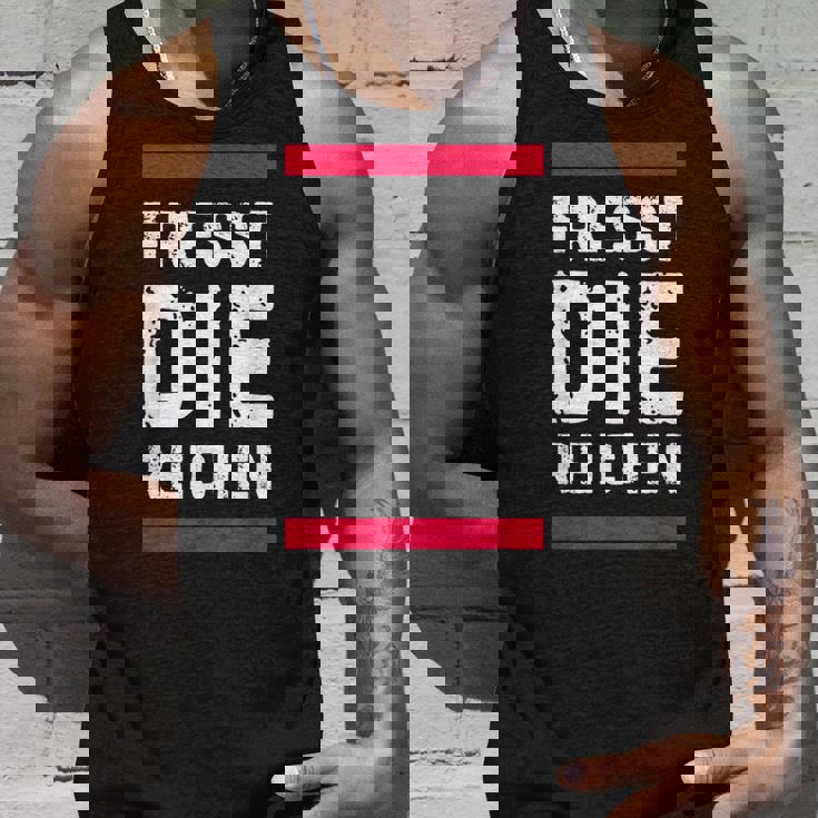 金持ちを食べて金持ちを食べろ タンクトップ 彼への贈り物