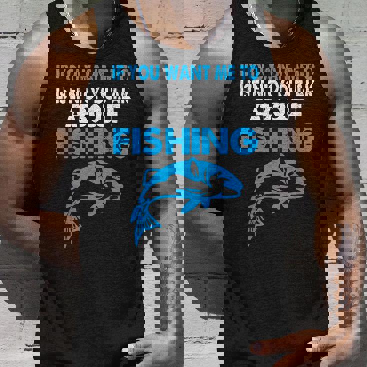 釣りについての話を聞いてほしい場合のグラフィック タンクトップ 彼への贈り物