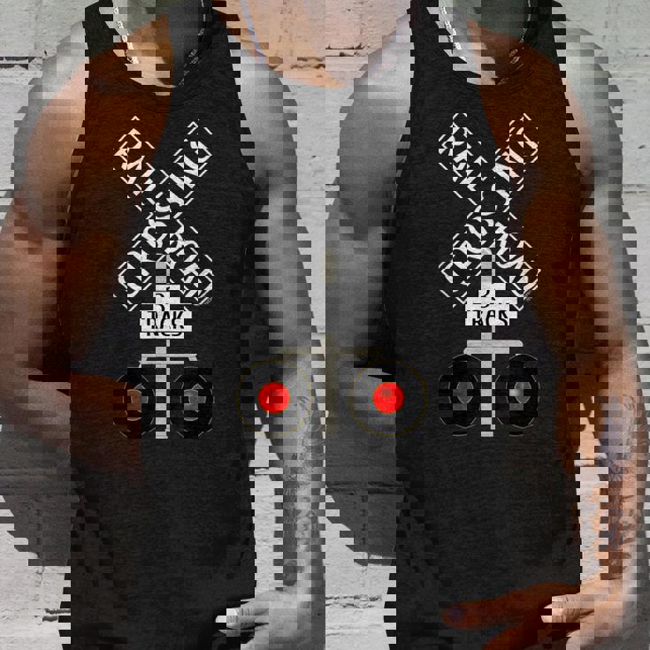 鉄道 踏切 ライト トラック 道路標識 タンクトップ 彼への贈り物