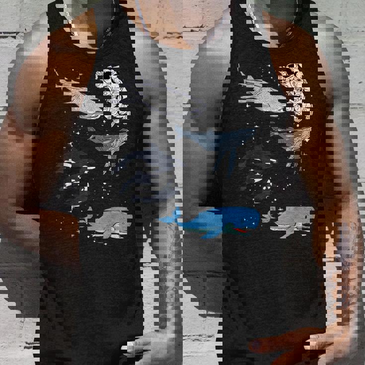 銀河 宇宙 ジンベエザメ シロイルカ ザトウクジラ 海洋 オルカ クジラ タンクトップ 彼への贈り物