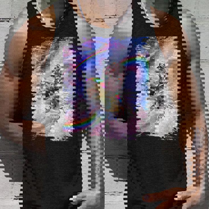 銀河 宇宙飛行士 猫 乗馬 虹 シャーク タンクトップ 彼への贈り物