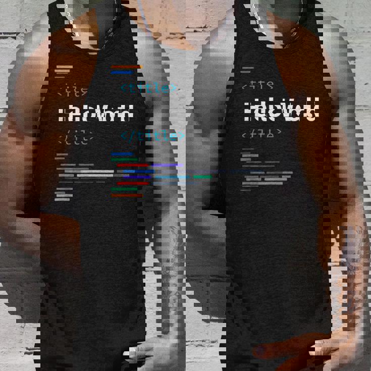 開発者 Hello World タンクトップ 彼への贈り物