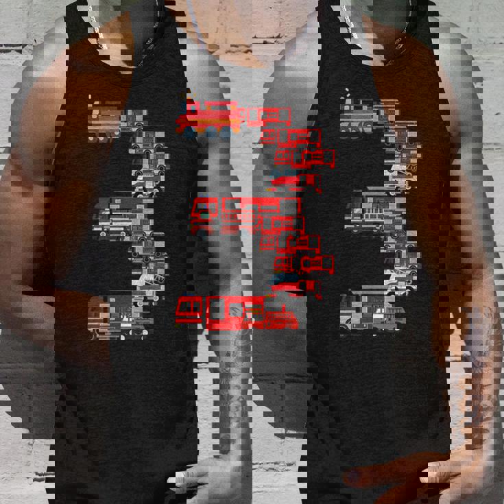 面白い3歳の幼児消防士キッズ消防車3位 タンクトップ 彼への贈り物