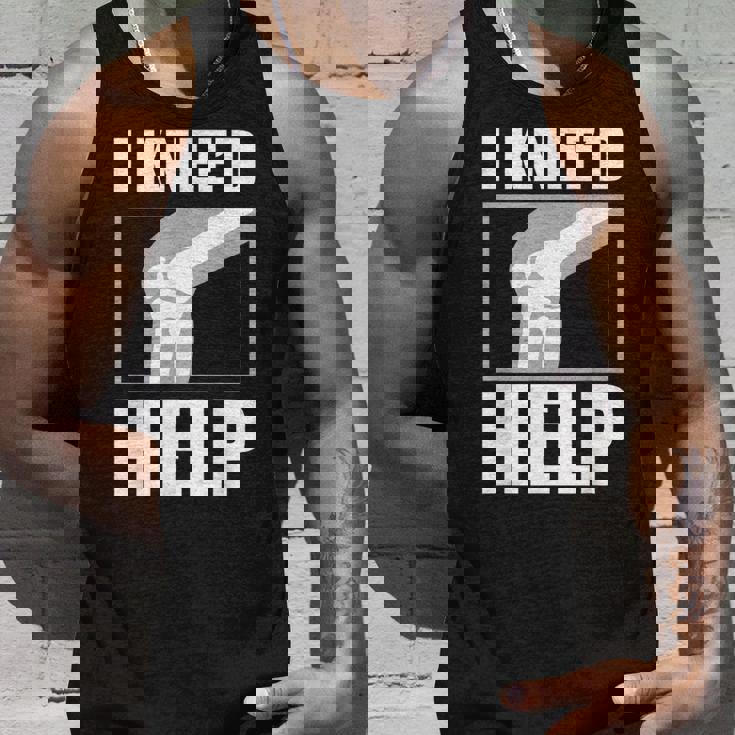 面白いacl膝手術 I Kneed Help 膝半月板ギフト タンクトップ 彼への贈り物