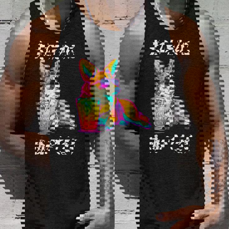 面白いtシャツ コーギー イヌ わんこ メンズ 犬好き グッズ おもしろ 面白い 服 ネタ わんこ タンクトップ 彼への贈り物