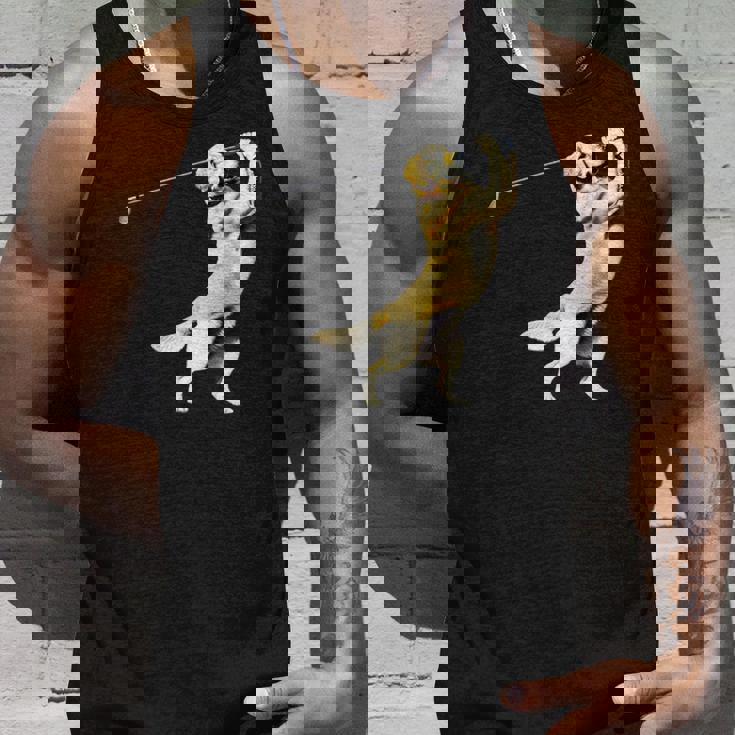 面白いtシャツ ゴールデンレトリバー ゴルフ イヌ メンズ グッズ かわいい おもしろ 面白い 服 ネタ タンクトップ 彼への贈り物