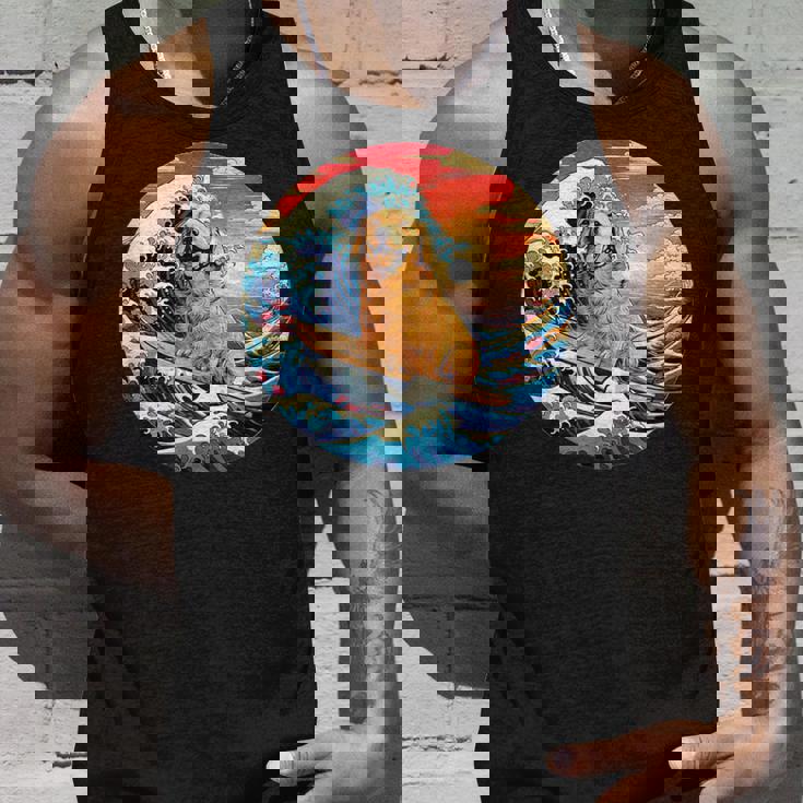 面白いtシャツ ゴールデンレトリバー 犬 イヌ メンズ 犬好き グッズ かわいい おもしろ 面白い 服 ネタ タンクトップ 彼への贈り物