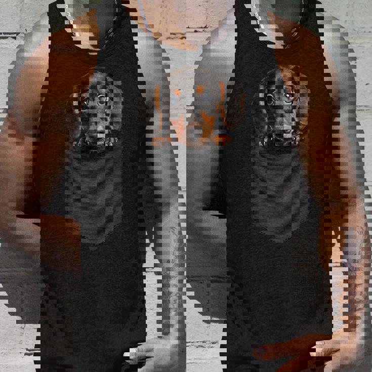 面白いtシャツ ダックスフンド ポケット イヌ わんこ メンズ 犬好き グッズ おもしろ 面白い 服 ネタ タンクトップ 彼への贈り物