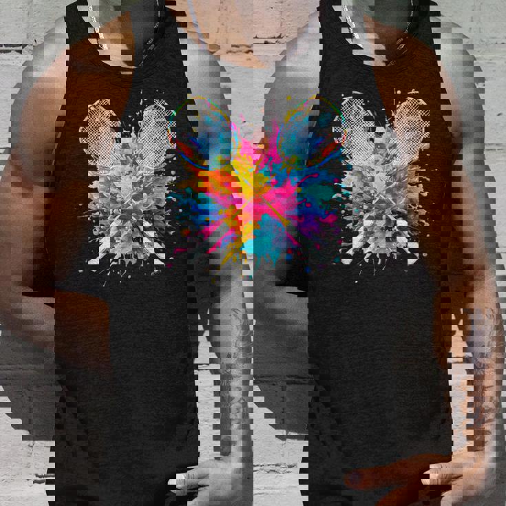 面白いtシャツ バドミントン おもしろ カラフル 服 ネタ メンズ テニス部 おもしろグッズ 大人 子供 タンクトップ 彼への贈り物