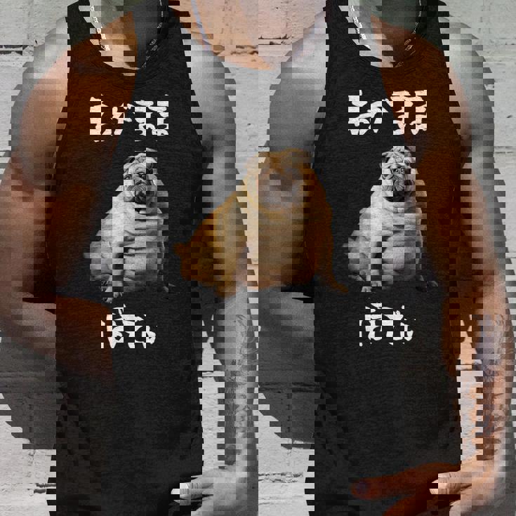 面白いtシャツ パグ わがままボディ イヌ 犬 わんこ メンズ 犬好き グッズ おもしろ 面白い 服 ネタ タンクトップ 彼への贈り物