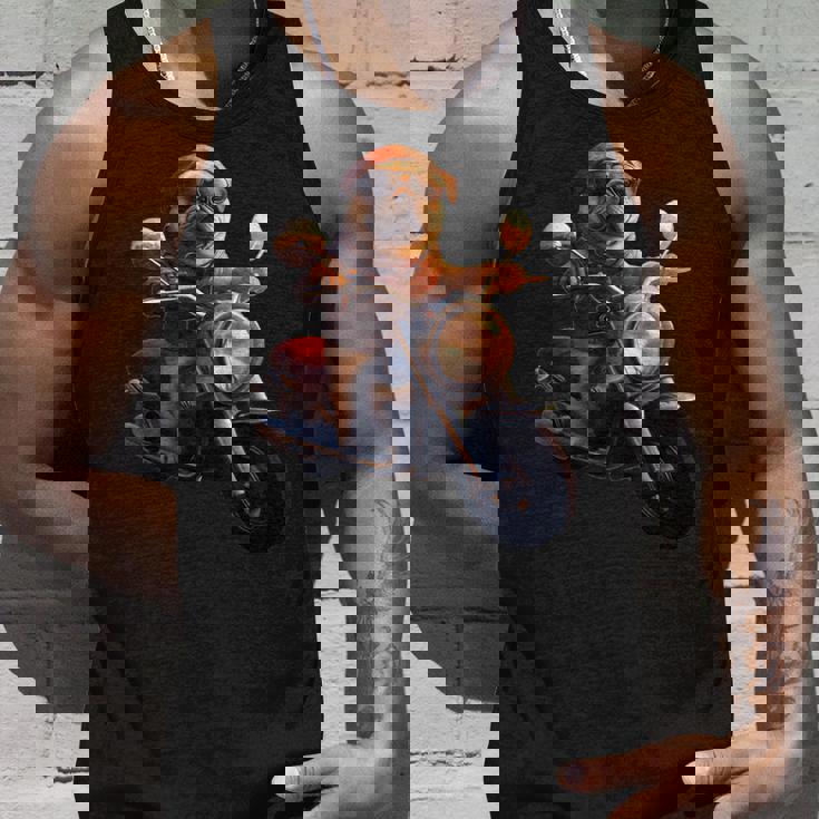 面白いtシャツ パグ バイク イヌ メンズ 犬好き グッズ かわいい おもしろ 面白い 服 ネタ タンクトップ 彼への贈り物