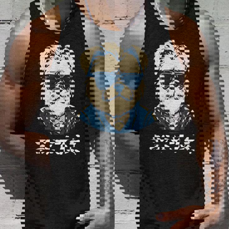 面白いtシャツ マルチーズ 犬 父 イヌ わんこ メンズ 犬好き グッズ おもしろ 面白い 服 ネタ タンクトップ 彼への贈り物