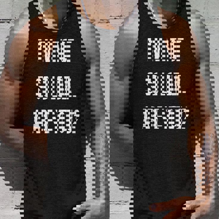 面白いtシャツ 下ネタ 文字 ダジャレ メンズ おもしろtシャツ ジョーク 男性用 英語 I'm Noto Low タンクトップ 彼への贈り物