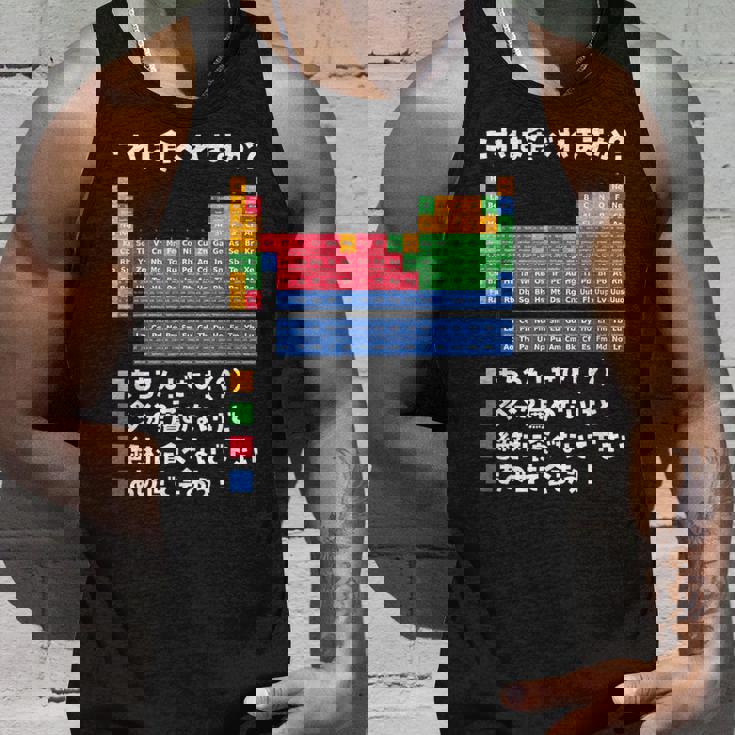 面白いtシャツ 周期表 化学 ネタ 服 おもしろ 元素 オリジナル メンズ ネタ 科学 理系 タンクトップ 彼への贈り物